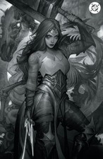 ABSOLUTE WONDER WOMAN #20 - DAN QUINTANA COVER D VIRGIN B&W KNIGHT OF COMICS picture
