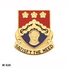 232nd Support Battalion ~ Satisfy the Need ~ US Army DUI Crest Pin Vanguard NEW picture