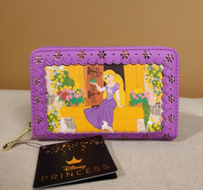 Loungefly Disney Tangled Rapunzel Princess Stories Series Pascal Wallet NEW picture