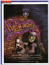 Oddworld - PS1 Game Recruitment - Vintage Original Print Ad/Poster Promo 1999 picture