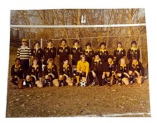 Vintage Boys Soccer Team High School 1970's Photograph 8