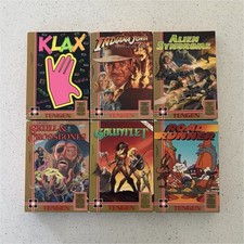Nintendo NES Tengen 6 Game Bundle Boxed Manuals + Protective Covers NTSC picture
