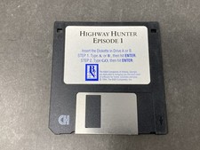 Highway Hunter PC 1994 Video Game 3.5 Diskette Rare Vtg picture
