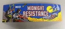 Midnight Resistance Arcade Marquee Data Original Not Reproduction picture