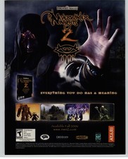 Neverwinter Nights 2 PC 2006 Vintage Print Ad/Poster Official Forgotten Realms picture