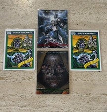 Doctor Doom 4 Card Lot 1990 Impel Marvel 1993 Masterpieces Vintage Villain picture