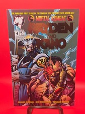 Mortal Kombat Raiden & Kano #1 1995 Malibu GOLD FOIL Limited Edition VF+ 8.5 picture