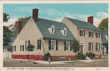 Vintage View-Home of George Washington's Mother-FREDERICKSBURG, Virginia picture