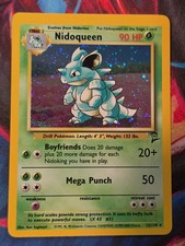 Nidoqueen Holo Rare Base Set 2 012/130 NM-/LP+ Pokemon picture