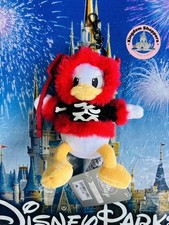 2026 Disney Parks Donald Duck Devil Halloween Plush Bag Charm Keychain New picture