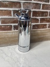 Thirst Extinguisher Cocktail Shaker Music Box Chrome Japan How Dry I Am Vintage picture