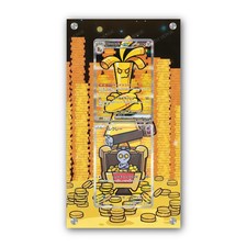 Gimmighoul & Gholdengo EX - Exclusive Pokémon Extended Artwork Display Case picture