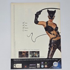 Catwoman The Video Game Xbox PlayStation 2 PS2 PC Mercy Print Ad/Poster picture
