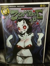 Zombie Tramp #46 Mendoza Nice Variant Signed COA (Action Lab Entertainment) 2018 picture