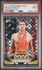 2011 Topps American Pie Michael Phelps 66/76 #192 PSA 9 picture
