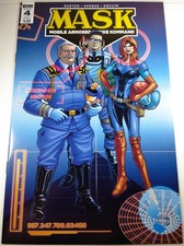 💥🤖 MASK #4 ANDREW GRIFFITH SUB VARIANT B MOBILE ARMORED STRIKE KOMMAND IDW VF- picture