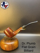 Vintage Dr. Plumb Flat Grain Billiard Tobacco Pipe picture