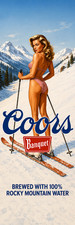 GIANT 2’X6’ VINYL BANNER - COORS BANQUET picture