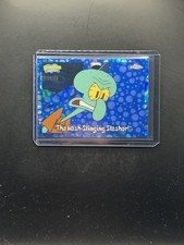 2025 Topps Chrome Sapphire Spongebob 25th /99 The Hash-Slinging Slasher picture
