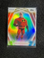 Mr. Incredible #51 The Incredibles 2026 TOPPS DISNEY NEON  Pink/Green/Blue /150 picture