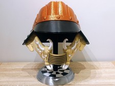 Star Wars Lando Skiff Guard Helmet with Holochess Display Stand picture