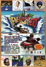 Renegade Racers Watercraft Interplay -2 Page Video Game Print Ads Poster 1999 picture