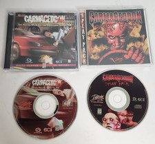 Lot of 2 Carmageddon (PC CD-ROM, 1997) + Carmageddon: Splat Pack picture