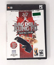 Rag Doll Kung Fu: Black Belt Edition PC CD-ROM 2007 w/ Poster picture
