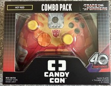 Candy Con Hot Rod Combo Pack Transformers 40th Anniversary Controller Face Plate picture