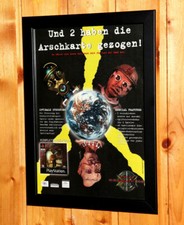 KKND2 Krossfire Video game Rare Small Poster / Vintage Ad Page Framed PS1  picture