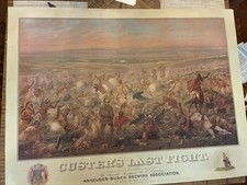 Custer's Last, Anheuser Busch Limited Edition Art Requested From Adolphus Busch picture
