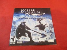 Battle Realms Winter of The Wolf Computer PC Instruction Manual Booklet ONLY picture