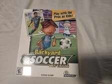 Backyard Soccer MLS Edition Big Box Humongous Entertainment New Sealed Rare HTF picture