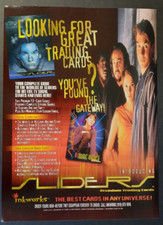 SLIDERS Premium Trading Cards Inkworks ~ Vintage Magazine PRINT AD 1996 picture