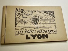 1944 WWII Lyon France Les Ponts Meurtris Complete Photo Book Destroyed Bridges picture