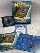 Heroes of Might and Magic PC Big Box 1995 Complete Never Played Open Box picture