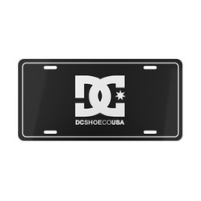 DC Shoes Emblem, License Plate Auto Car Tag Metal Aluminum (Vanity Plate) picture