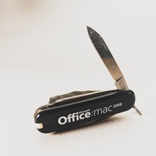 Victorinox Rally Swiss Army Knife 58mm Black MICROSOFT OFFICE MAC 2008 Logo picture