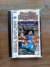 LIKE NEW ✹ 3 Three Dirty Dwarves ✹ Sega Saturn Game COMPLETE MINT ✹ USA picture