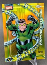 2026 Topps Chrome Marvel  DOCTOR OCTOPUS Gold Refractor /50 Card # 022 Spiderman picture