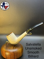 Vintage Unsmoked Salvatella Smooth Billiard Tobacco Pipe picture