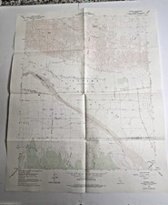 Vintage 1964 Topographic Topo Map Cuyama CA US Geological Survey picture