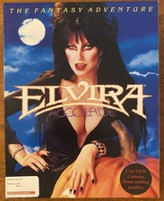 ELVIRA Mistress Of The Dark 1990 Accolade VIDEO GAME ATARI ST Compatible MINTY picture