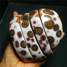 RARE 4 pieces 779g Natural Warring States Red Agate Crystal Healing 3610+ picture