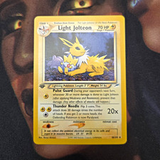 Pokémon TCG 2000 Neo Destiny 1st Edition Light Jolteon 48/105 English picture