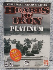 Video Game PC Hearts of Iron Platinum NEW SEALED Box picture