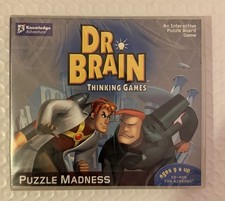 DR BRAIN PUZZLEOPOLIS PUZZLE MADNESS ( CD ROM For Windows ) New And Sealed . picture