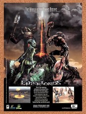 2001 Etherlords PC Original Advertisement / Retro Promo v1 picture