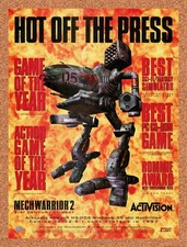 1996 MechWarrior 2 PC Original Advertisement / Retro Promo v11 picture