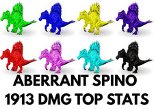 Aberrant Spino 1913 DMG TOP STATS Ark Survival Ascended Official PVE picture